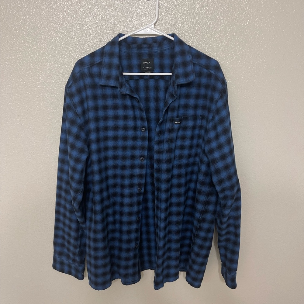 RVCA Blue Flannel | S: XL